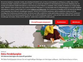 'sparkasse-kl.de' screenshot