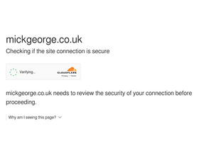 'mickgeorge.co.uk' screenshot