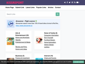 'kissreport.com' screenshot