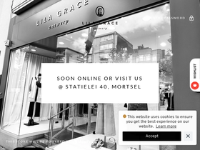 Lilagraceantwerp homepage screenshot