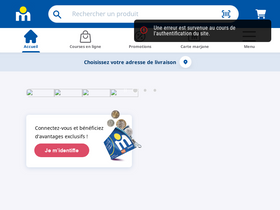 'marjane.ma' screenshot