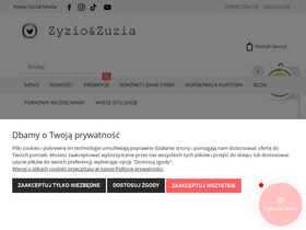 'zyzio-and-zuzia.pl' screenshot
