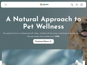 wholisticpet.com homepage screenshot