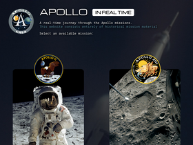'apolloinrealtime.org' screenshot