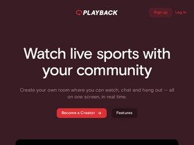 'playback.tv' screenshot