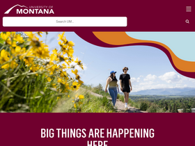 'umt.edu' screenshot