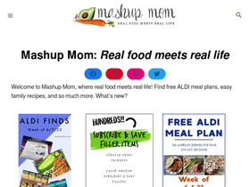'mashupmom.com' screenshot