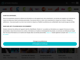 'emissionreplay.fr' screenshot