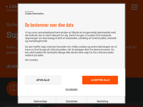 'litteratursiden.dk' screenshot