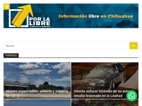 'porlalibre.com.mx' screenshot