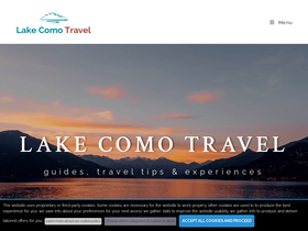 'lakecomotravel.com' screenshot