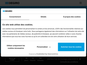 'degiro.fr' screenshot