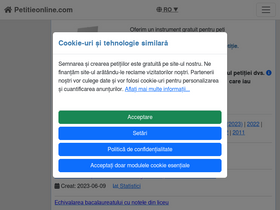 'petitieonline.com' screenshot