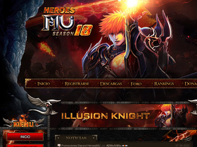 'heroesmu.com' screenshot