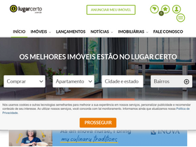 'anuncie.lugarcerto.com.br' screenshot