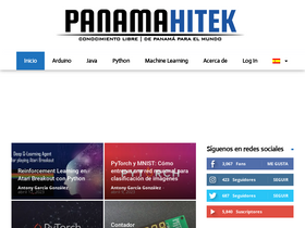 'panamahitek.com' screenshot