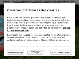 'bose.fr' screenshot