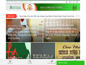 'giaophanphucuong.org' screenshot