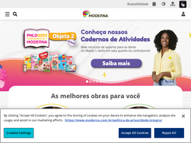 'moderna.com.br' screenshot