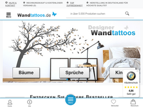 'wandtattoos.de' screenshot