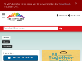 'mymcpl.org' screenshot