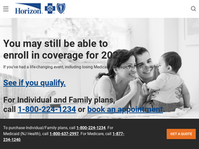 'horizonblue.com' screenshot