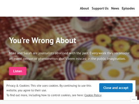 'yourewrongabout.com' screenshot