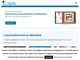 'trainingcognitivo.it' screenshot