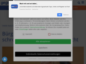 'gegen-hartz.de' screenshot