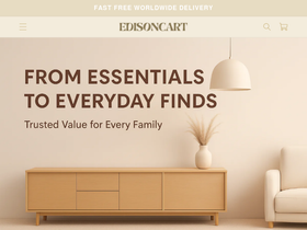 EdisonCart website screenshot