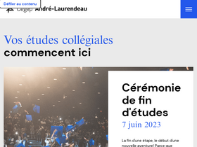 'claurendeau.qc.ca' screenshot