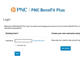 'pncbenefitplus.com' screenshot