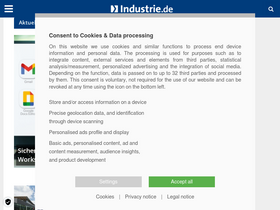 'industrie.de' screenshot
