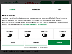 'compensalife.eu' screenshot