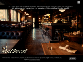 'auchevaldiner.com' screenshot