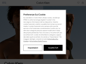 'calvinklein.it' screenshot