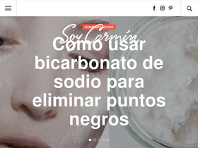 'soycarmin.com' screenshot