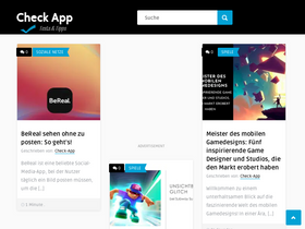 'check-app.de' screenshot
