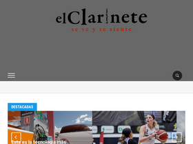 'elclarinete.com.mx' screenshot