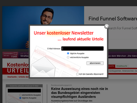 'kostenlose-urteile.de' screenshot