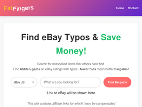 'fatfingers.com' screenshot