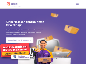 'paxel.co' screenshot