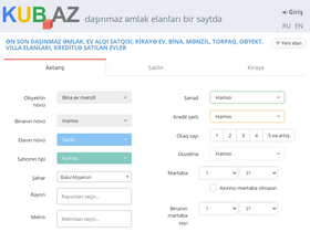 'kub.az' screenshot