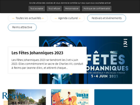 'reims.fr' screenshot
