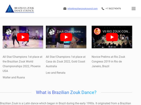 'brazilianzoukcouncil.com' screenshot
