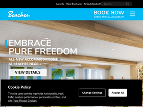 'beaches.com' screenshot