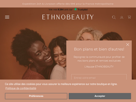 'ethnobeauty.fr' screenshot