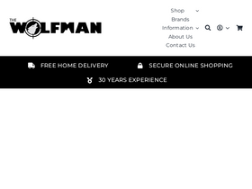 'thewolfman.co.uk' screenshot
