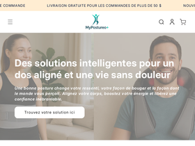 MyPostureo website screenshot