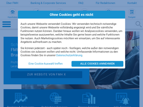 'fmh.de' screenshot